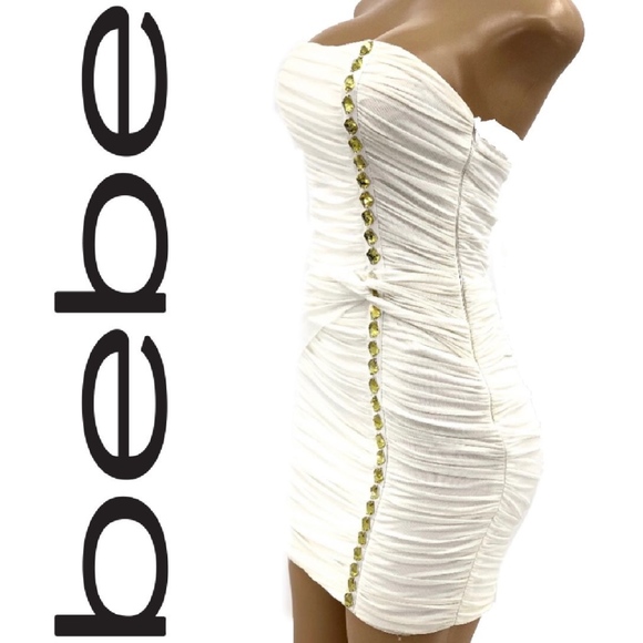 bebe Dresses & Skirts - NWT Bebe Bohemian Luxe Jaiden Jeweled Dress